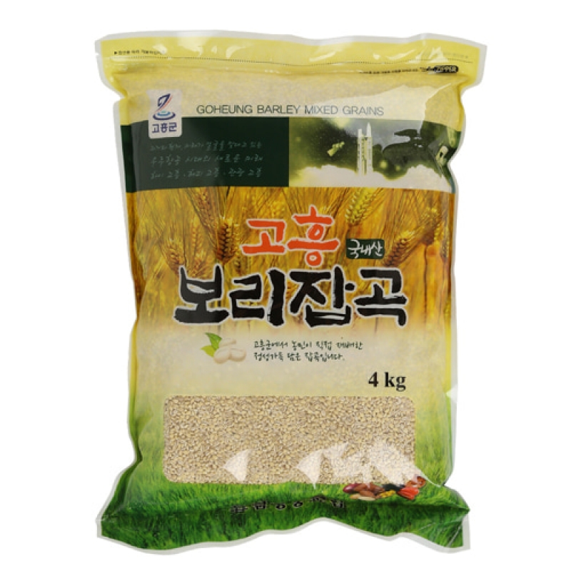(드림영농) 2023년 고흥 보리잡곡 찰보리쌀 4kg