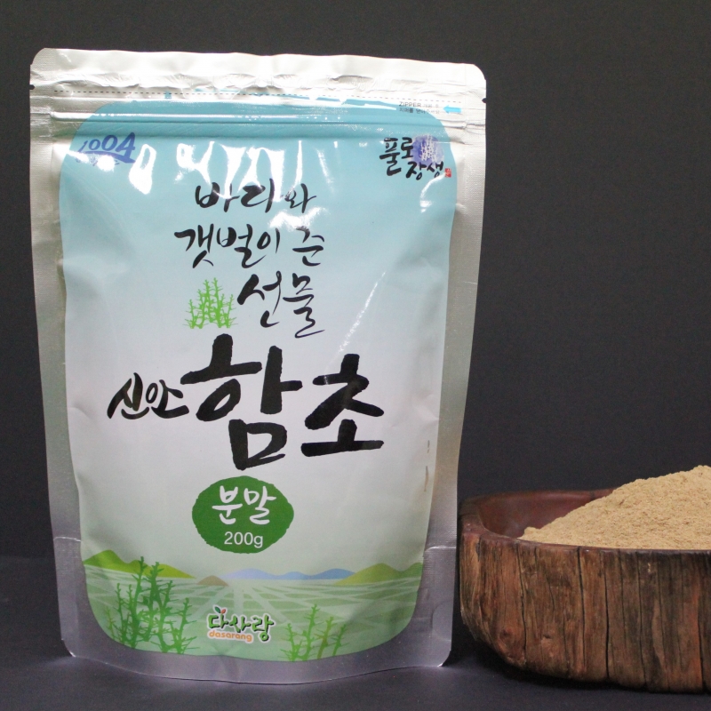 (다사랑) 갯벌의 산삼 신안 함초분말 200g (1팩)