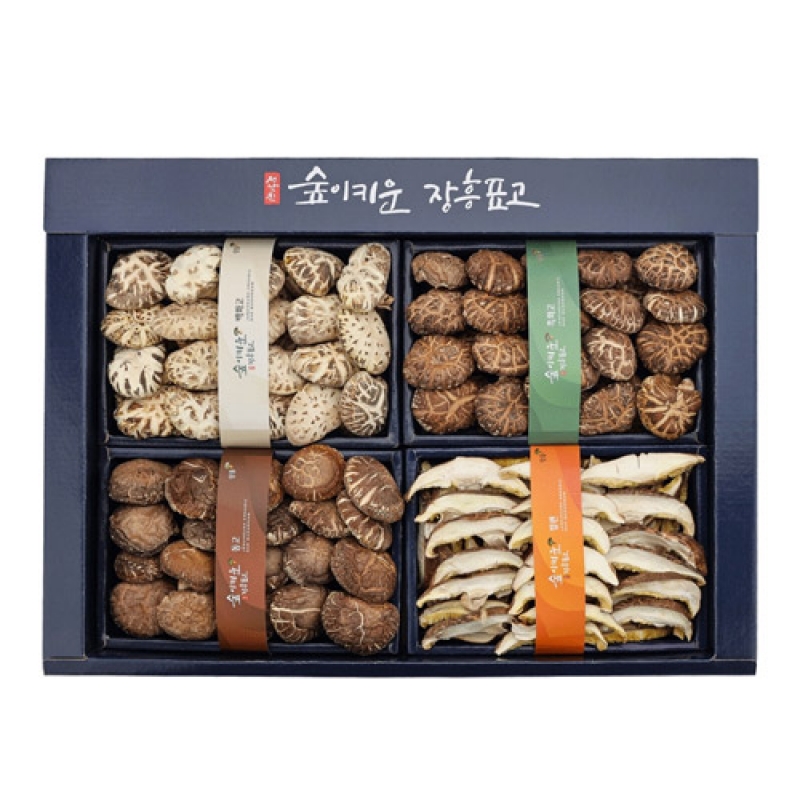[선물관] (정남진장흥표고) 표고버섯 선물세트 백화고혼합 특선2호 [예약배송]