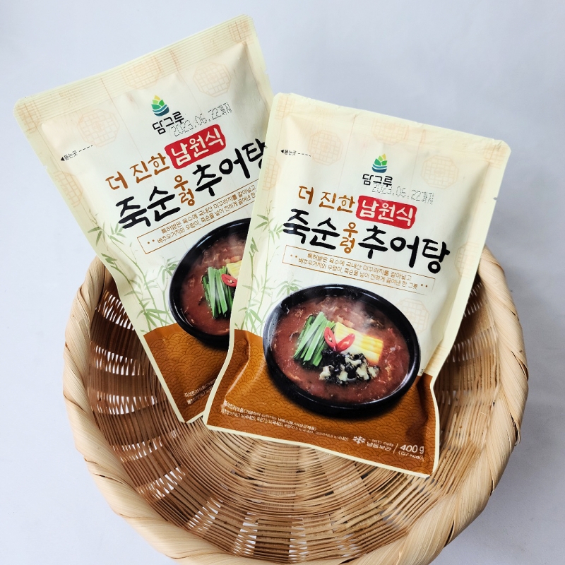 (담양죽순영농) 담그루 남원식 죽순 우렁추어탕 2팩/5팩